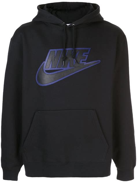 Nike leather hoodie